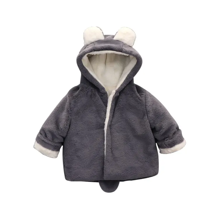 
Cute Artificial Wool Girl Trench On Sale Winter Baby Coat 