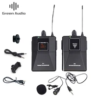 

GAW-802 Good Quality External DSLR Mic wireless lavalier studio recording microphone for camera