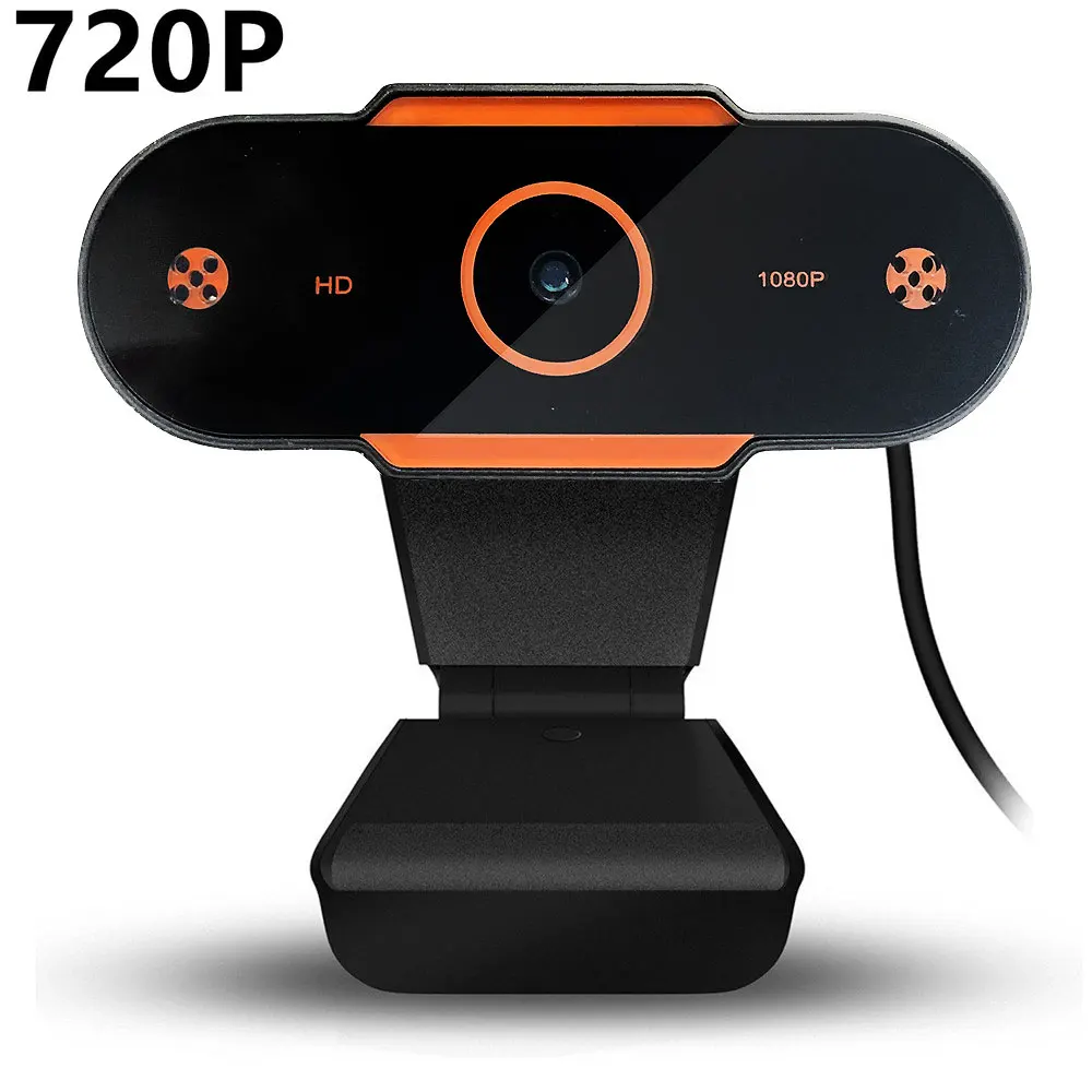 

Computer PC Laptop 12MP USB2.0 Webcam 720P HD Web Camera with Microphone, Black