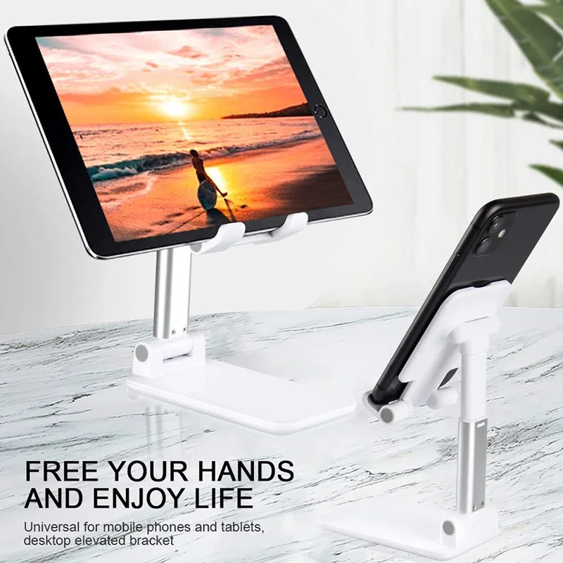 

Universal Aluminum 360 Desk Mirror Mobile Phone Stand Holder Tablet Holders