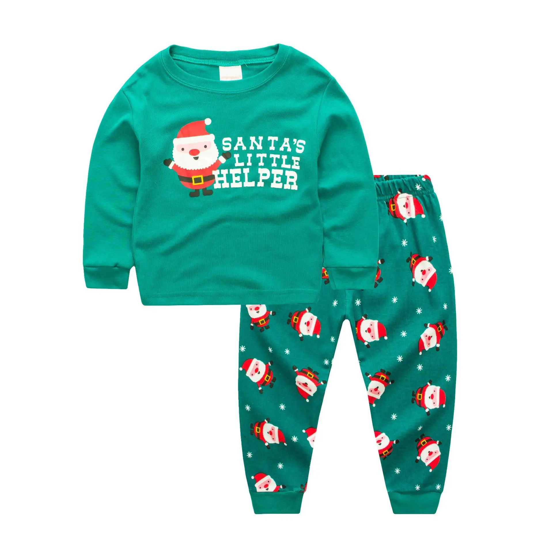 

2020 hotsell pyjamas set long sleeve SANTA pyjamas Christmas BABY pyjamas set