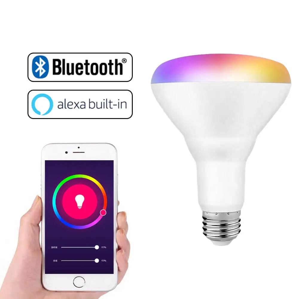 

Tuya Alexa Google Smart Home Disco Lights Wifi E26 E27 B22 Led Bulb 15w Energy Save Friendship RGB Dimmable Lamp Music BR Leds