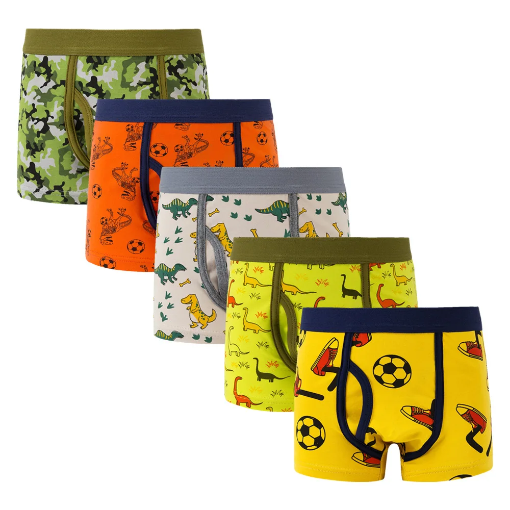 

Boys' Briefs Underwear Multipacks Soft Cotton Dinosaur Truck Shark Baby Toddler Kids Underwear Tag Free Stocks