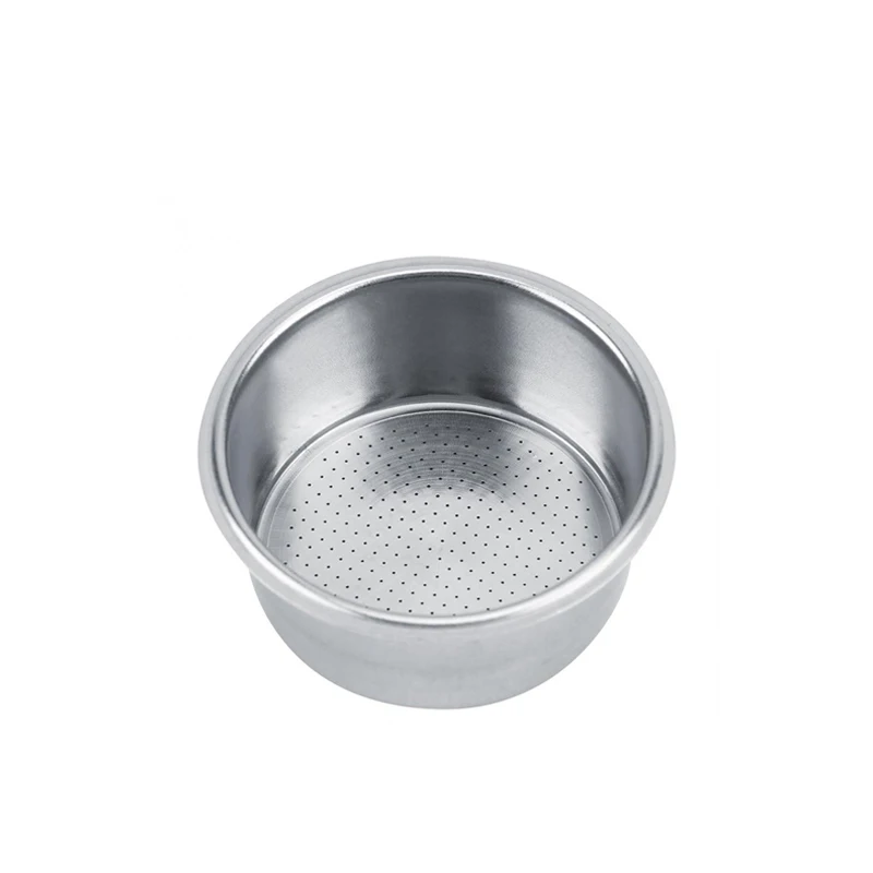 

51mm 2/4 Cups Filter Replacement Filter Basket For Coffee Bottomless Portafilter For Delonghi Espresso Machine Parts, Silver