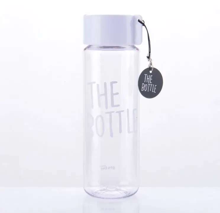 

wholesale cheap supplier 500ml transparent plastic water bottle for drinks, Customized color