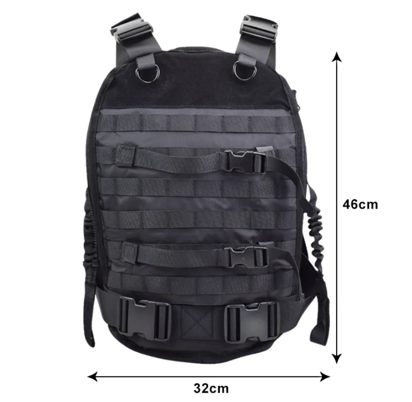 

Military bulletproof waterproof backpack change into body armor large capacity insert backpack