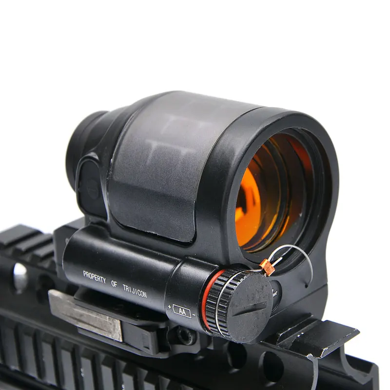 

1X38 Hunting Reflex Sight Solar Red Dot Sight Tactical Scope Holographic Sight With QD Mount Optics Rifle Scope, Black/tan