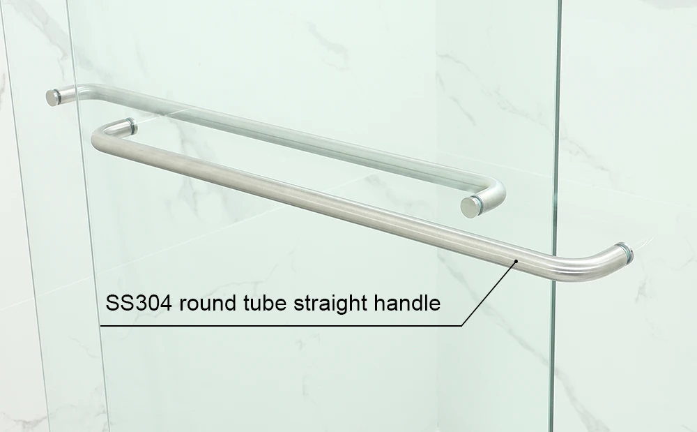 Wholesale frame clear glass with high quality aluminum frame sliding bath shower door