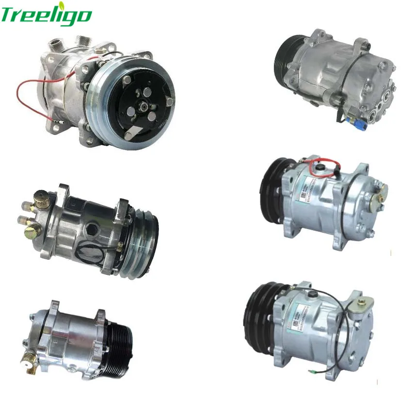 Car Ac Compressor 5h14 12v 24v R134a A/c Compressor Buy A/c