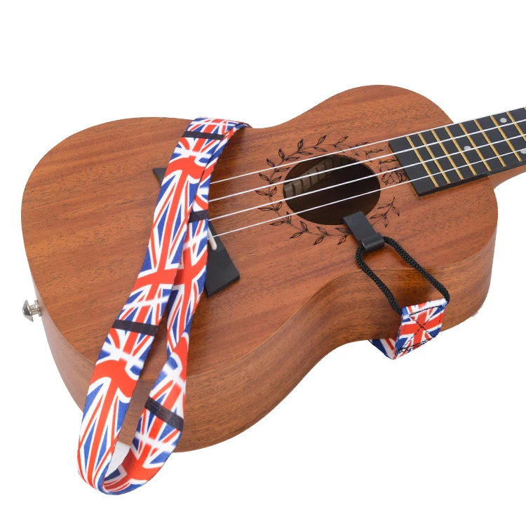

Adjustable Classical Soft Cotton Ukulele Shoulder Strap Soprano Concert Tenor Baritone String Instruments Ukulele Strap, Ethnic, british, damier, cartoon