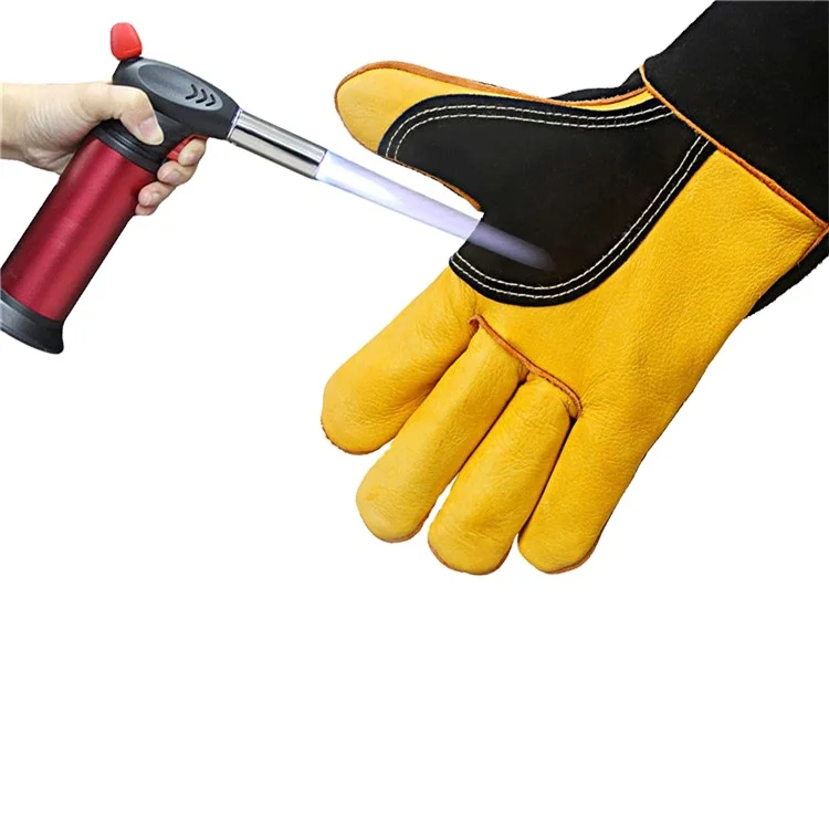 

2020 Latest Wholesale Oven Gloves Heat Resistant With Fingers Gloves Work Hand Gloves For Kitchen