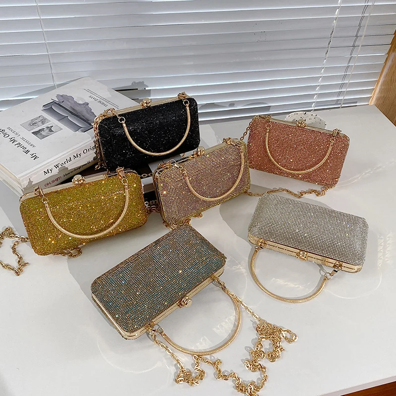 

Factory supply luxury handbags fashion women evening bag chain shoulder small jelly bags