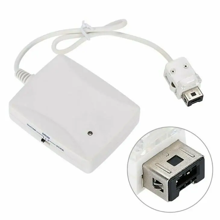 

Converter Adapter For PS2 to for Wii Game Controller Converter Adapter Cable, White