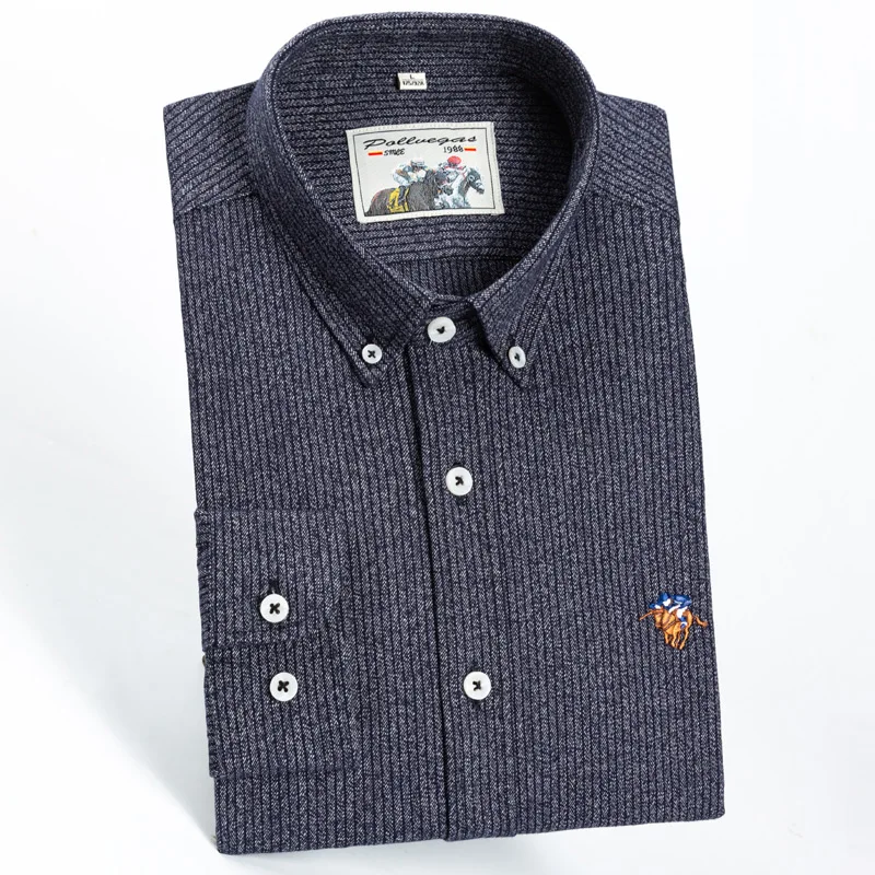 

Fit Cotton Office Casual Long Sleeve Men's Shirt Wholesale Plus Size Slim Casual Shirts 100% Cotton Check Pattern Men for Summer