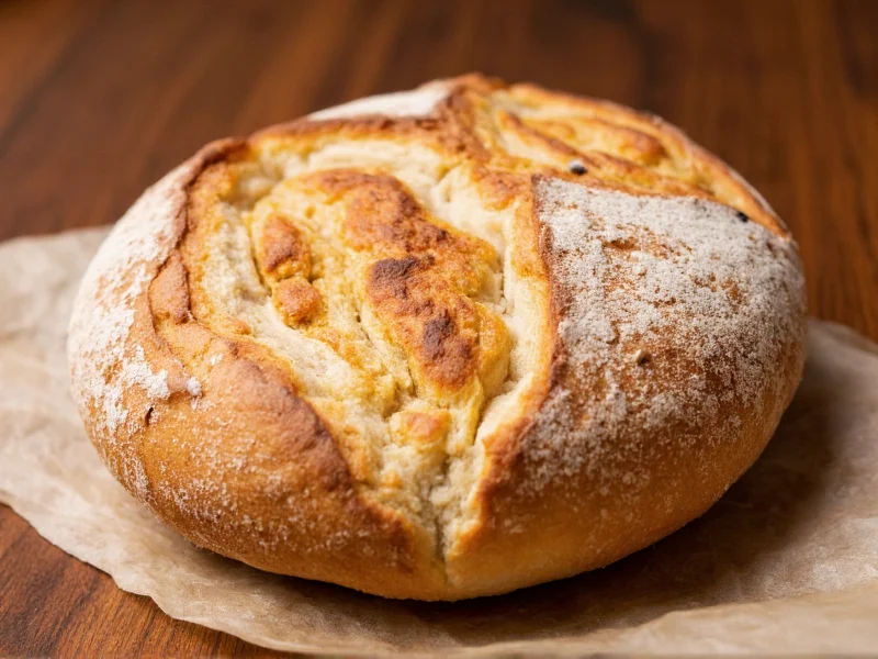 Perfectly baked Italian bread with golden crust