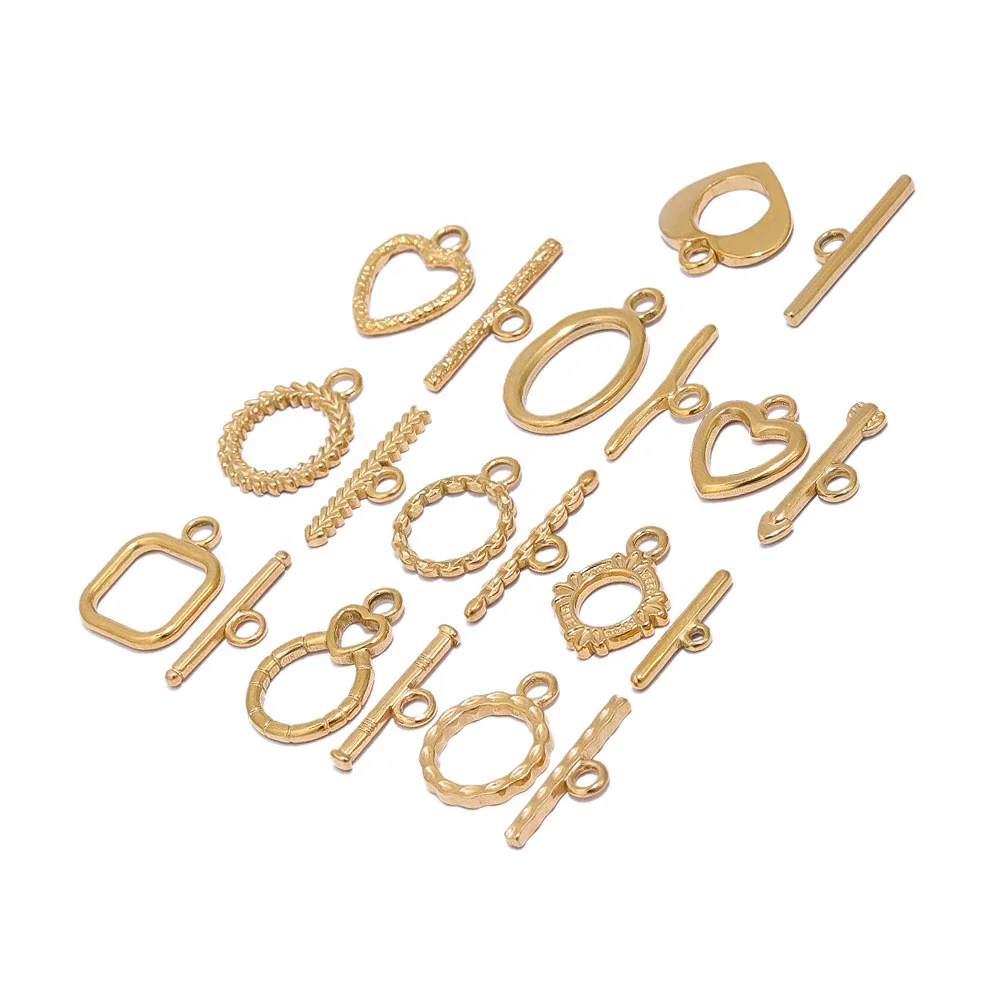 

Gold Toggle OT Clasps for DIY Jewelry Making Necklaces Connectors Fasteners Bracelets Hooks Accessories