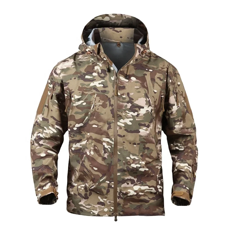 

Waterproof Military Tactical Combat Jacket For Man, Black.khaki.army green