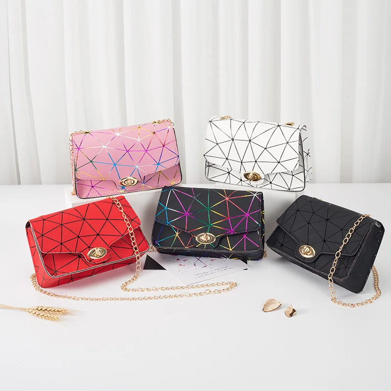 

G170 New Arrival Fashion Geometry Luxury Women Bags Handbags Designer Messenger Crossbody Shoulder Small Hand Bags, Red,pink,black,white,colorful