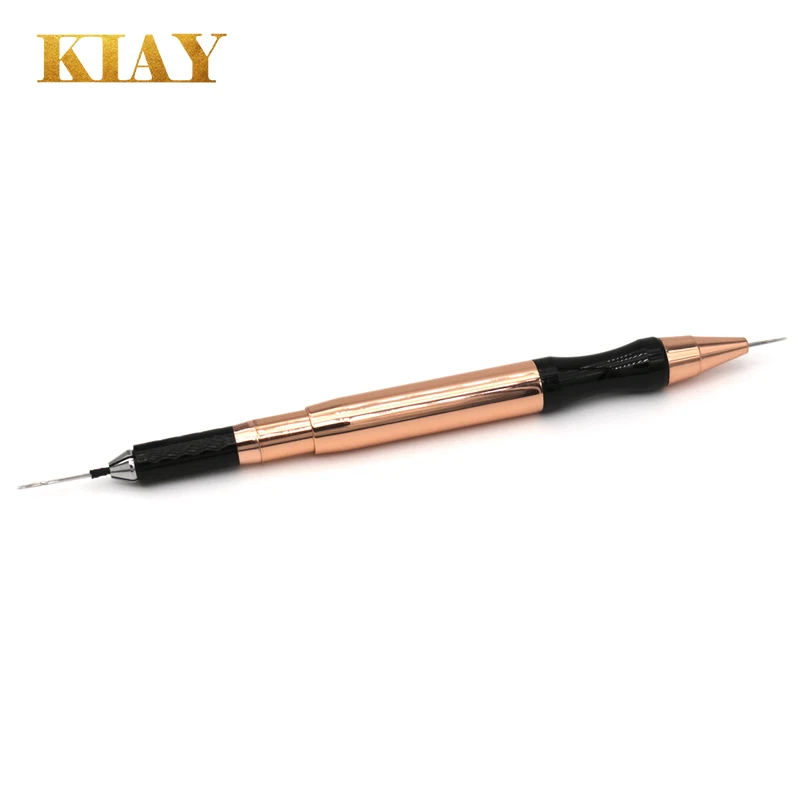 

Double head Tattoo eyebrow pen for Operation fog eyebrow, Gold and black
