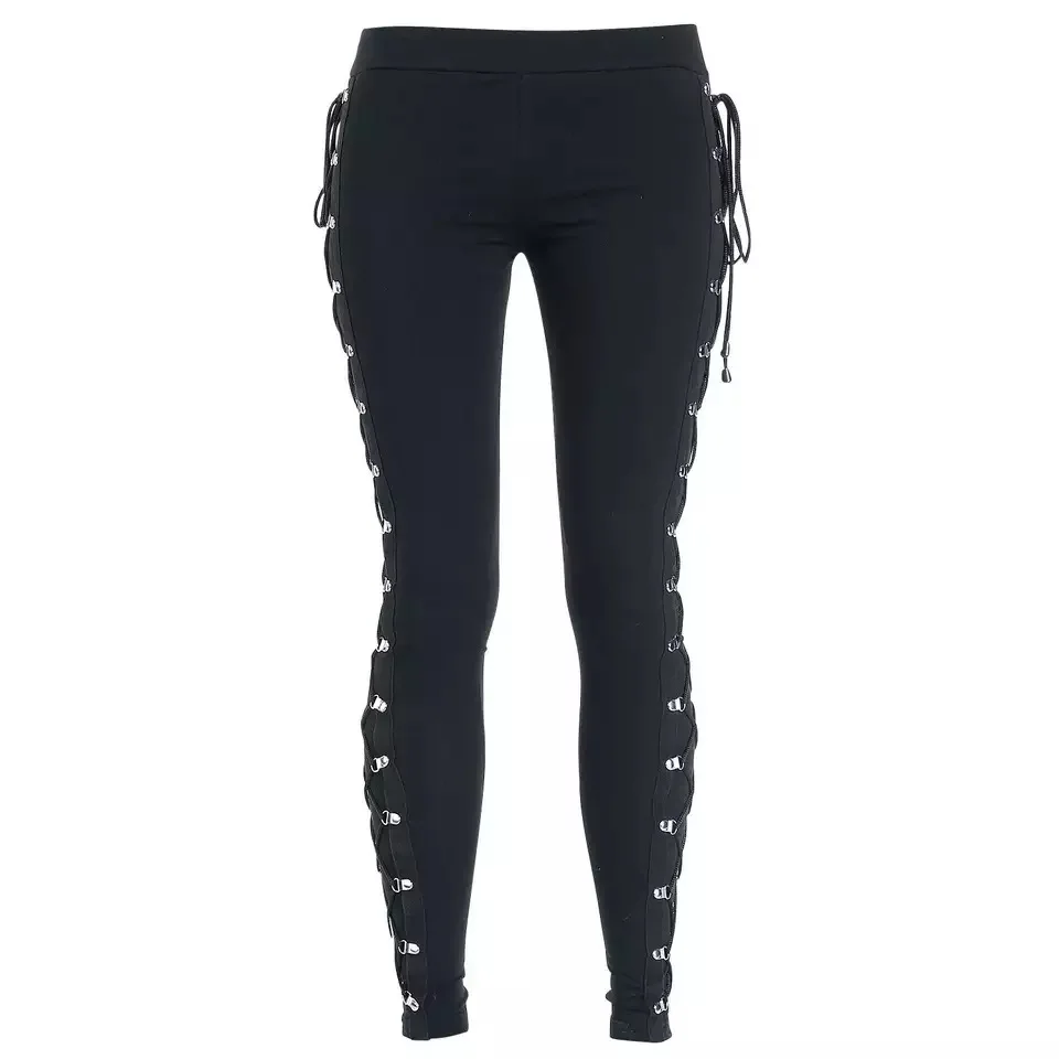 

2020 New Skinny Slim High Elastic All-match Lace Leggings Women Casual Pants
