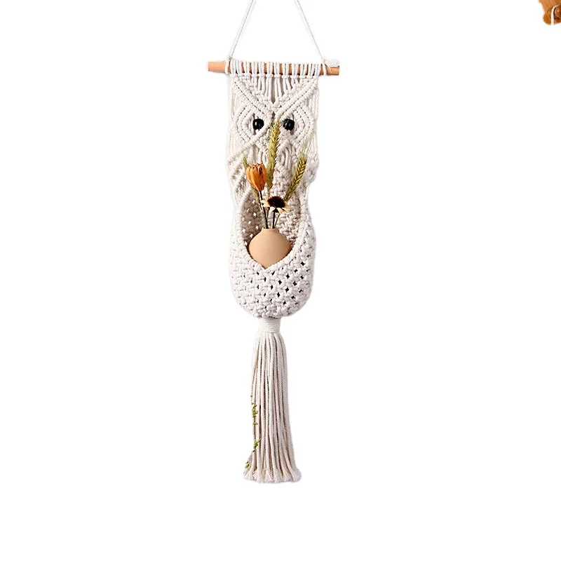 

Hot Sale Professional Lower Price small macrame plant hanger Plant Hanger Flowerpot net bag hanging baskets