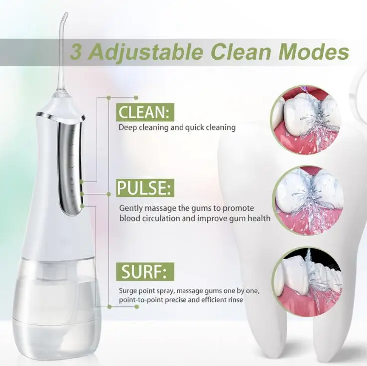 

Retail Dropshipping Oral Irrigator For Teeth Cordless Water Flosser Teeth Cleaner Dental