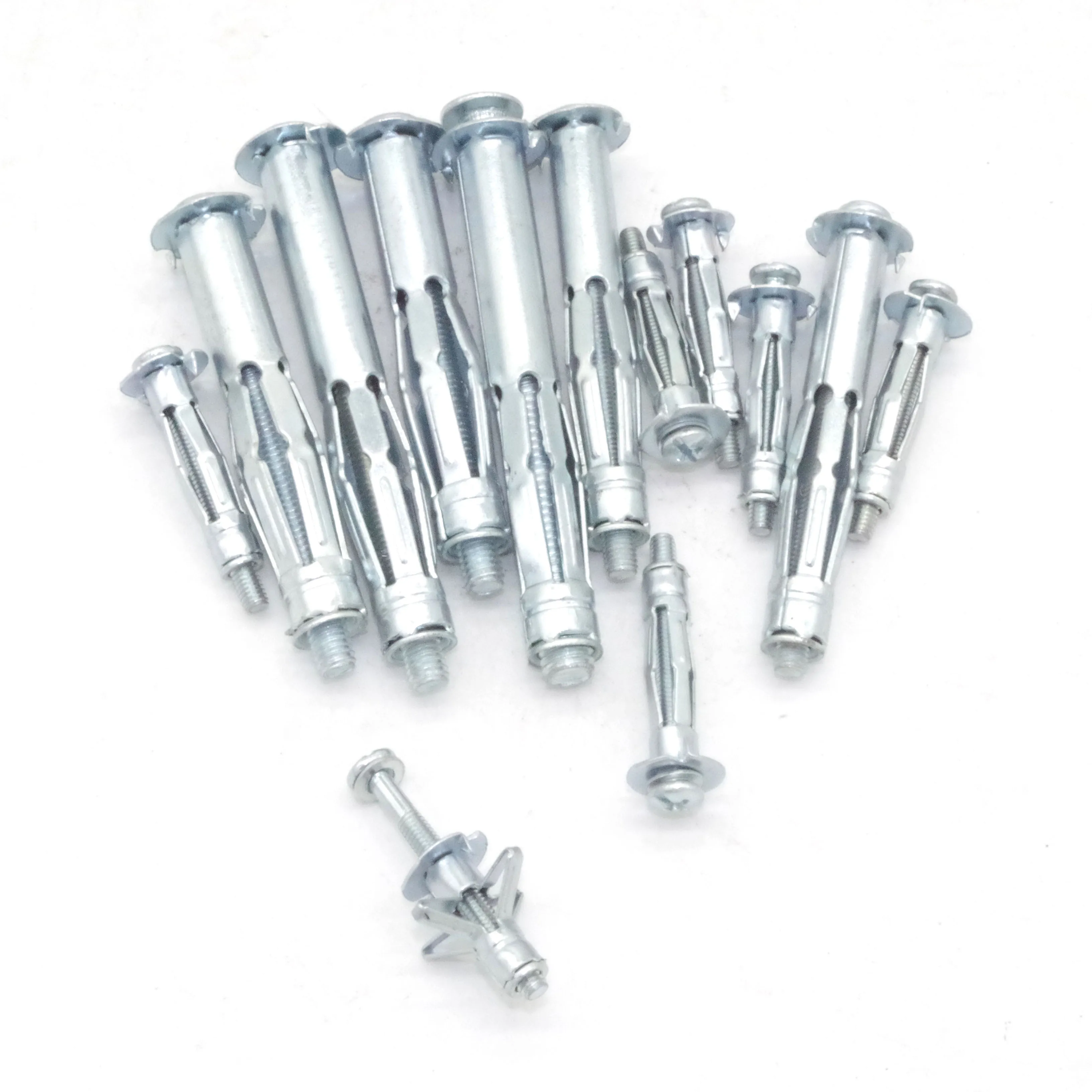 
Metric galvanized drywall screw anchor , M4 M5 M6 M8 hollow wall anchor 