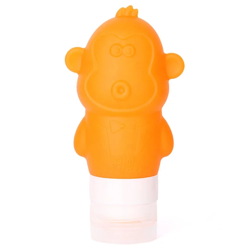 

Cartoon Shampoo Travel Kit Bottle Leak Proof Silicone Travel Bottles Set