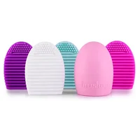 

Face egg shaped brush facial silicone brush egg and egg hair brush