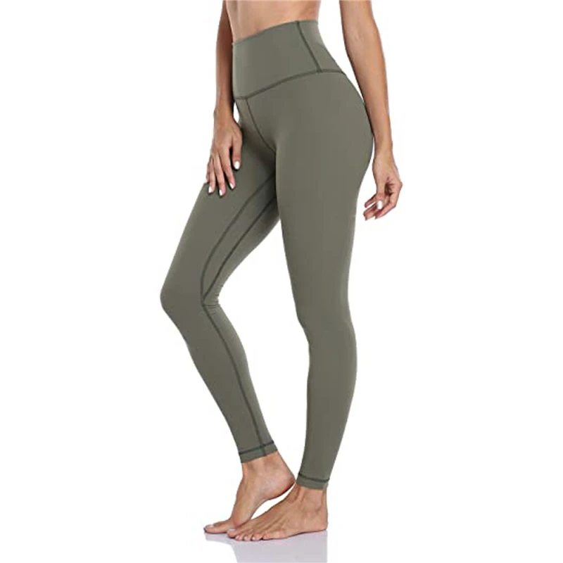 

High Quality New Yoga Pants Women Leggings For Fitness Nylon High Waist Long Pants Women Hip Push UP Tights Women Gym Clothing