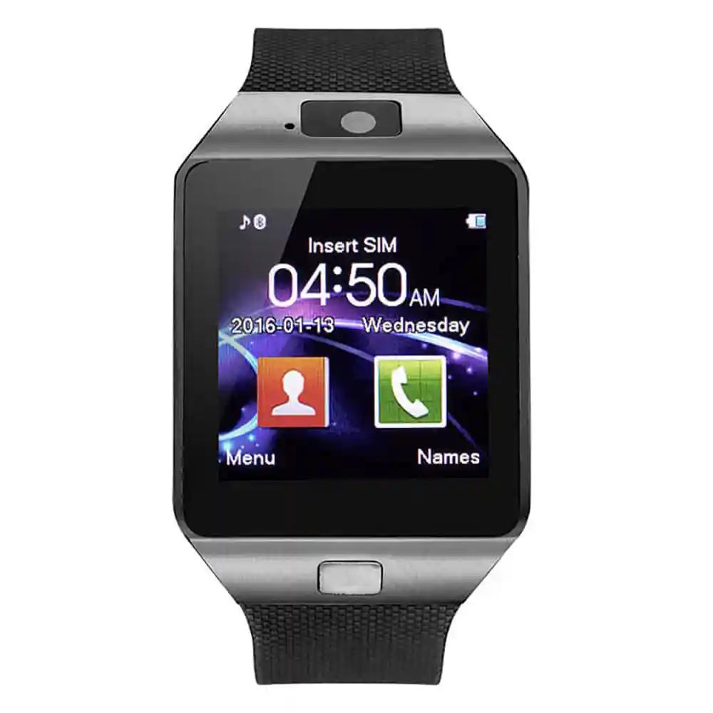 

Wholesale Ready to Ship Smart Watch DZ09 Electronics Wearable Devices for Apple Android Phone With Camera TF SIM Card slot, Black/white/silver/gold