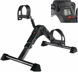 Under Desk Bike Whisper Quiet Compact Mini Exerciser Adjustable Resistance LCD fat loss machine mini treadmill waist shapers