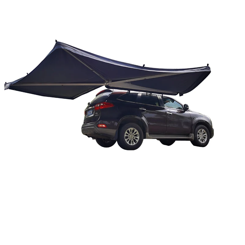 

car tent bat wing fox wing awning Factory Directly 270 Degree Truck Awning freestanding legless for Cars