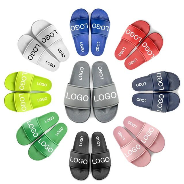 

Greatshoe Logo PVC Blank Designers Custom logo Slippers Slide Sandal,Slides Footwear Men'S Sandals Slippers, Requirement