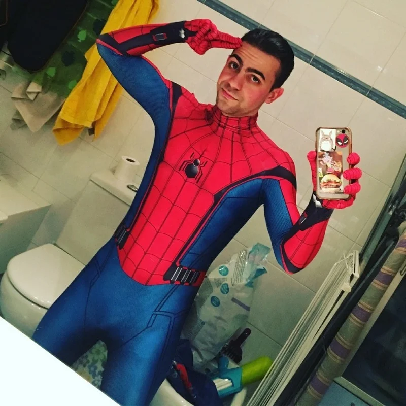 

Wholesale New Arrival Marvel Superhero Spider-man Homecoming Bodysuit Jumpsuit Adult Kids Anime Cosplay Spiderman Costume