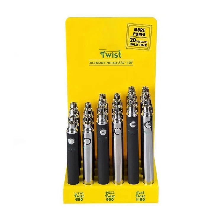 
Twist vaporizer pen battery ooz twist vape battery display 24ct 