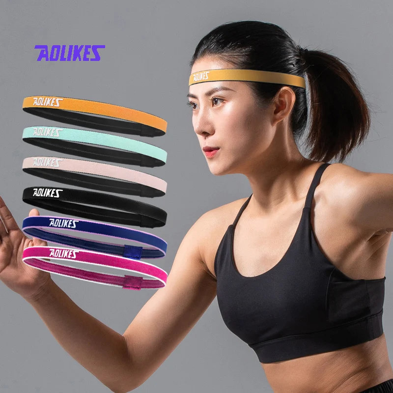 

Aolikes wholesale non-slip custom running sports headband sweat bands