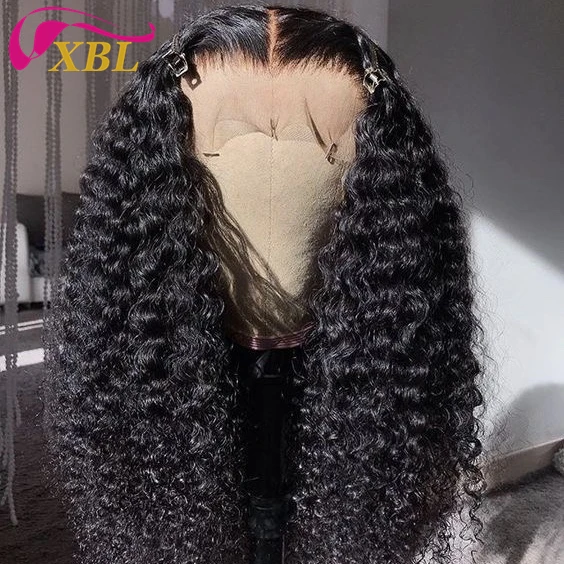 
180% Mink brazilian human hair lace front wig,real cheap brazilian water wave lace front wig,raw lace front wig with baby hair 