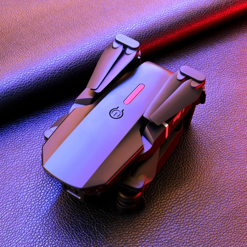 

2021 E88 mini drone with 4K HD Dual camera Professional selfie drones long range Intelligent positioning remote control drone, Black/gray