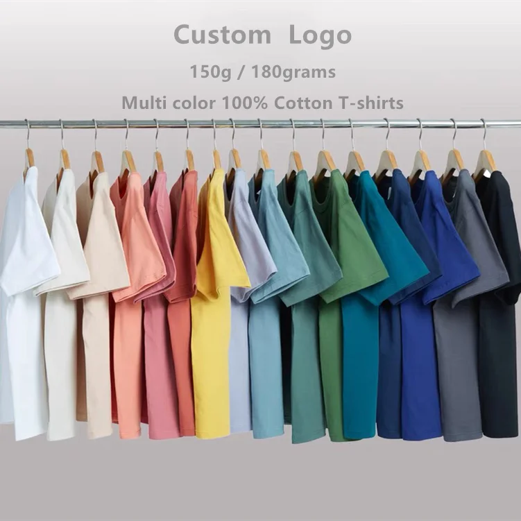 

wholesale mens blank camisas 100% cotton dtg printing tee shirt High Quality personalised custom logo printed t shirts