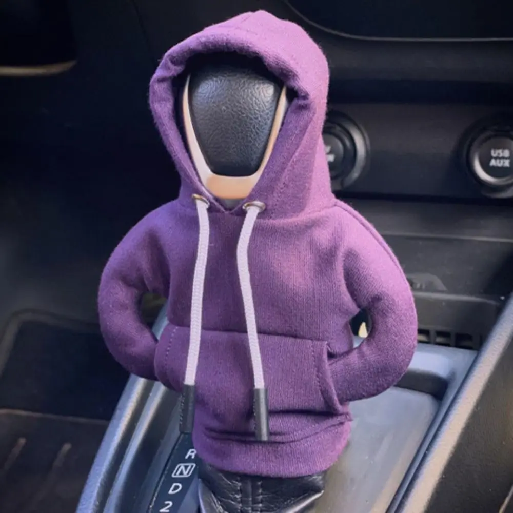 

Cute Universal Car Gear Handle Hoodie Cover Decoration Manual Automatic Car Gear Shift Knob Cover Hoodie
