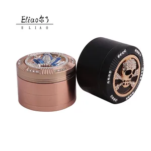 Image of Yiwu Erliao Novel Design Hot selling 63mm Herb Grinder Tobacco Classic style herb grinder