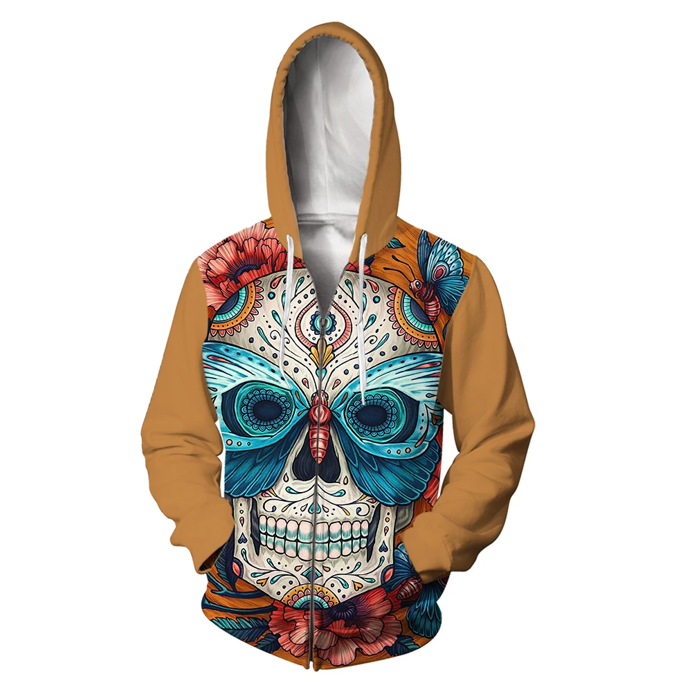 

Yoycol Drop Shipping Mens zip all over print hoodie no moq unisex custom hoodies, Customized color