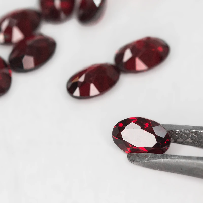 

High Quality Pear Cut Natural Red Garnet Gemstones Prices