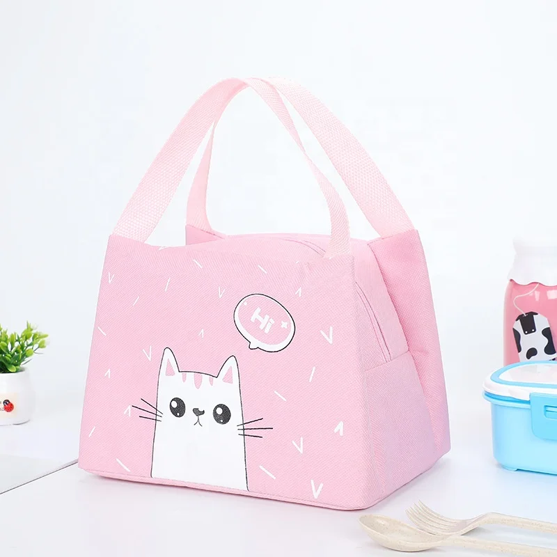 

Fashion Cute Cartoon School Kids&Office Carry Waterproof Foil Thermal Insulated Lunch Promotional Cooler Bags