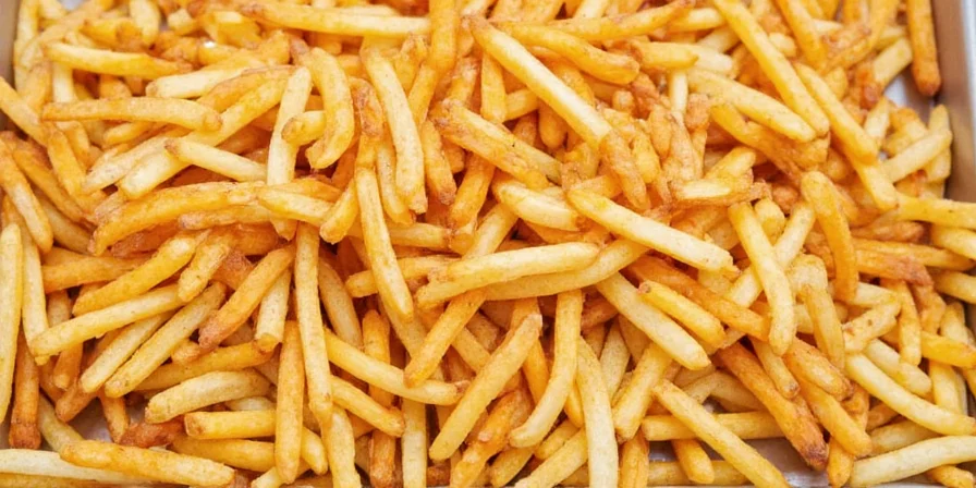 Seasoned fries with different spice blends