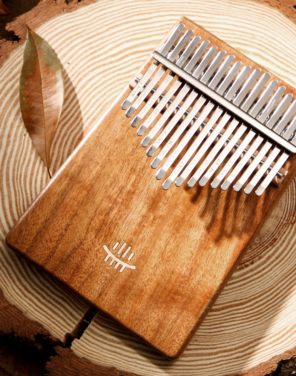 
Sapele cup shape plate kalimba 17 key thumb piano wholesale 