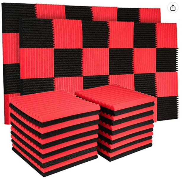 

Clocell 30*30*2.5cm ECO KTV Meeting Room High Density Wedge foam Board Acoustic panel