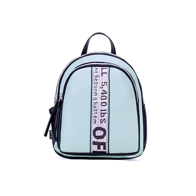 

2021 Summer Autumn Fashion Personalized Ladies Hit Color Letter Print Phone Bags Small Backpack PU Leather School Backpacks, Pink,white,khaki,green,blue,rose red,brown,yellow,black,wine red