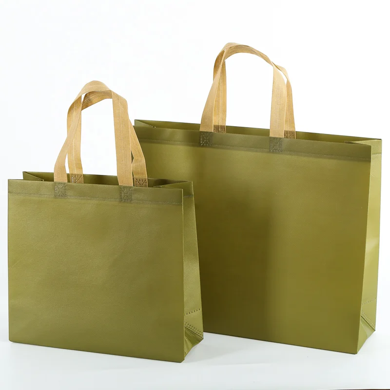 

New Handle carry bag non woven fabric shopping bag custom shopping recycle bag with logo, Customized